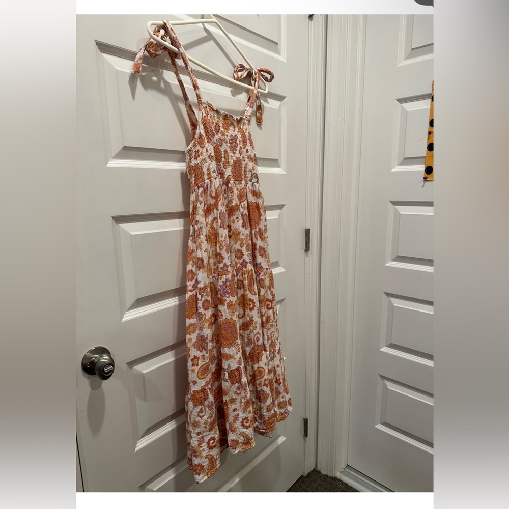 Seafolly girls 12 love paisley 3 tiered maxi OR women’s xs/s - Picture 10 of 15
